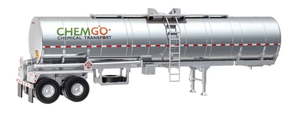 Walthers 949-12350 Chemical Tank Trailer - ChemGo HO Scale