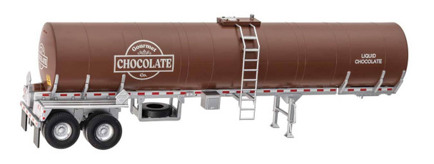 Walthers 949-12355 Food Grade Tank Trailer - Gourmet Chocolate Co. HO Scale