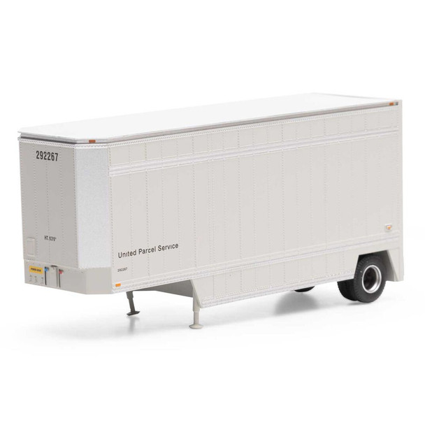 Athearn ATH90203 28' Drop Sill Parcel Trailer UPS RTR (No Shield) #292267 N Scale