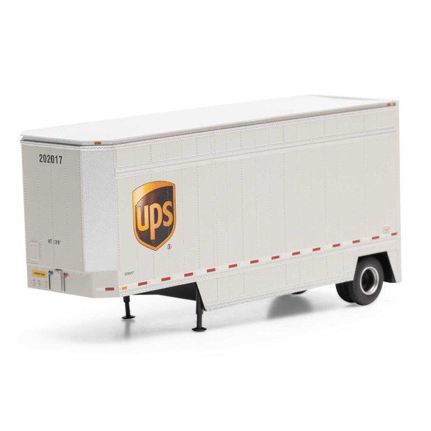 Athearn ATH90208 28' Drop Sill Parcel Trailer UPS RTR w/ Shield #202017 N Scale