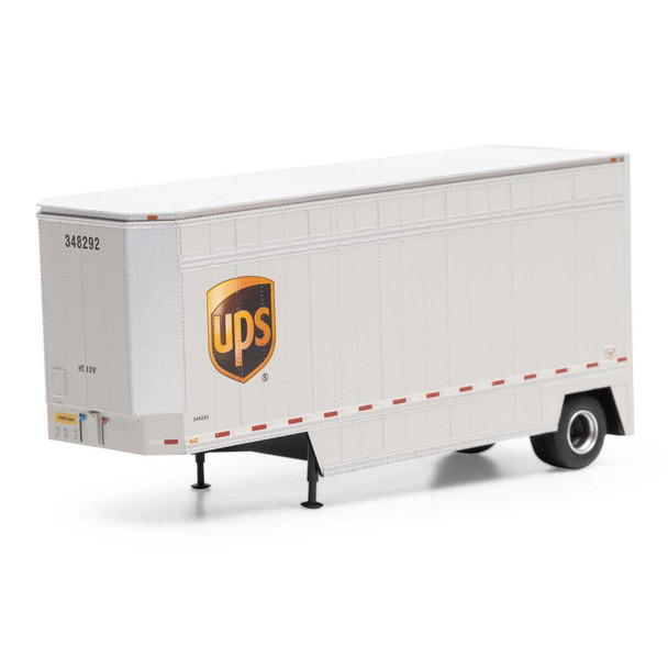Athearn ATH90212 28' Drop Sill Parcel Trailer UPS RTR w/ Shield #348292 N Scale