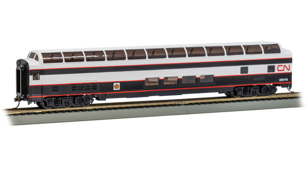 Bachmann 13012 85' Budd Full-Dome Business Train - Canadian National #119 HO Scale