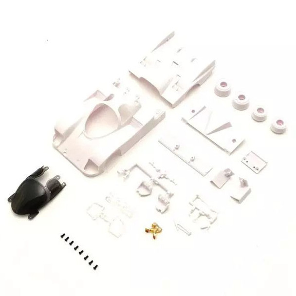 Kyosho MZN233 Porsche 962 C Coupe White Body Set w/Wheels for Mini-Z RWD