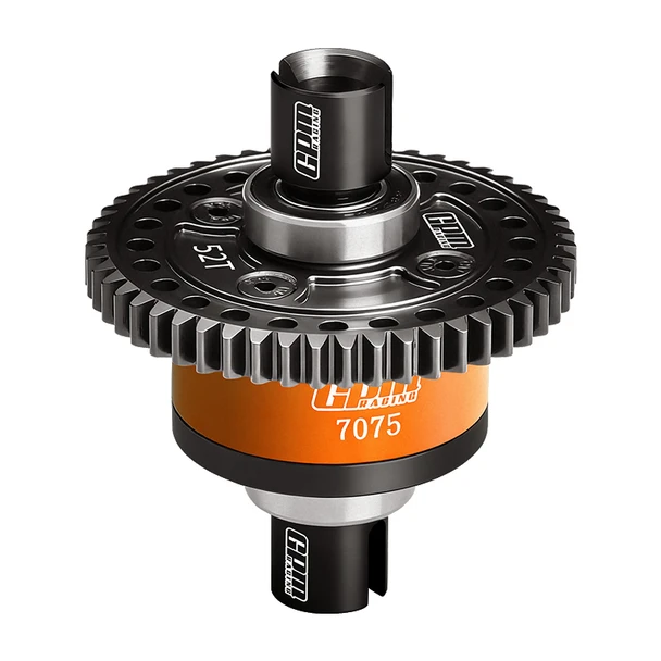 GPM Center Complete Differential 52T Orange (No Diffs Oil) for Traxxas 1/8 Sledge