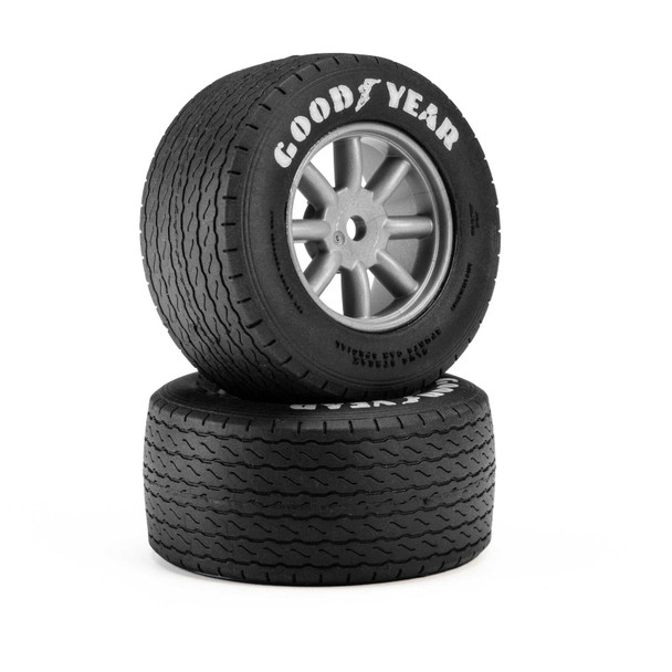 Pro-Line PRO1036310 1/12 Goodyear Blue Streak VTA Front Tires Gray Wheels (2): Losi NASCAR