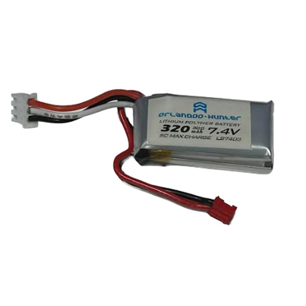 Orlandoo Hunter LS7403-B Lipo 2S 7.4V 320mAh Battery w/ PH2.0 Plug for 1/32 - 1/35