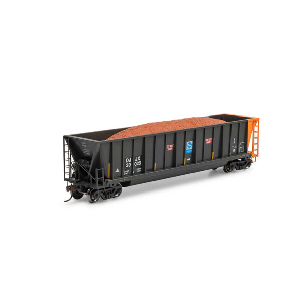 Athearn ATH-1399 ATH Berwick Bathtub Gondola w/Load DJJX Primed For Grime #30025 HO Scale