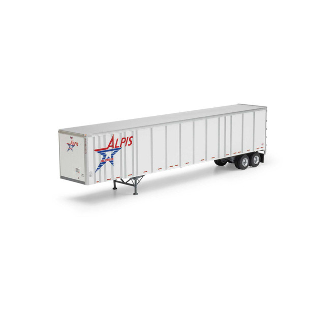 Athearn ATH72825 53' Wabash Plate Trailer - Alpis #F38390 HO Scale