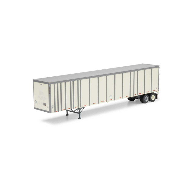 Athearn ATH72827 53' Wabash Plate Trailer - Owner / Operator #F38154 HO Scale