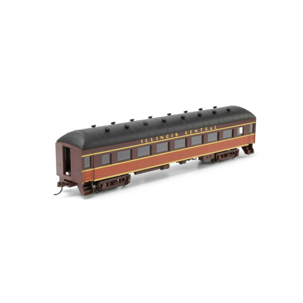 Athearn ATH73033 RTR Arch Roof Coach Car - Illinois Central #2121 HO Scale