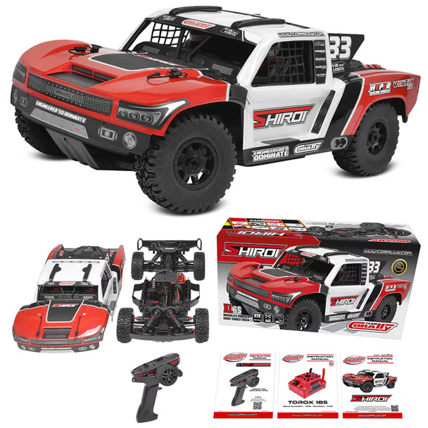 Corally C-00278-R SHIROI XP 6S RTR  Brushless Power 6S Red (No Battery No Charger)