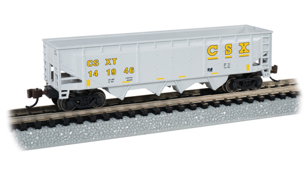 Bachmann 73351 40' Quad Hopper - CSX® #141946 (Gray & Yellow) N Scale