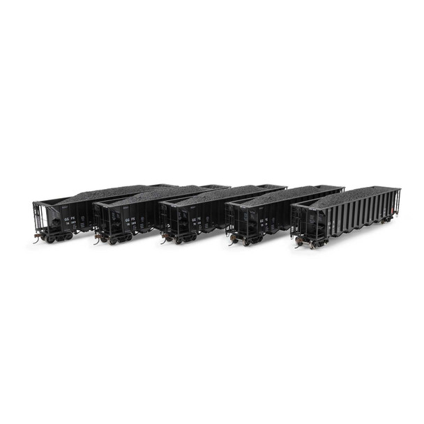 Athearn ATH98650 RTR 5-Bay Rapid Discharge Hopper GGPX #2 (5) HO Scale