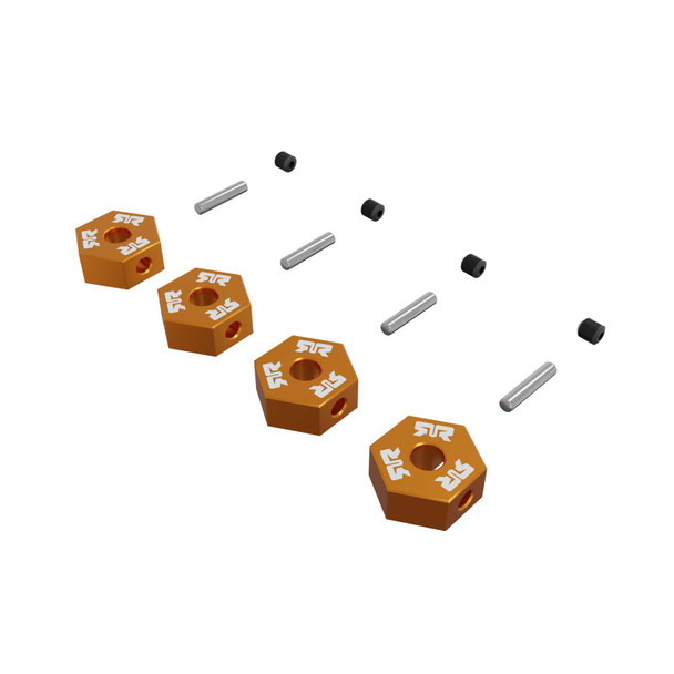 ARRMA ARA-3120 Metal 12mm Wheel Hex Set Orange for ARRMA Mini Kraton