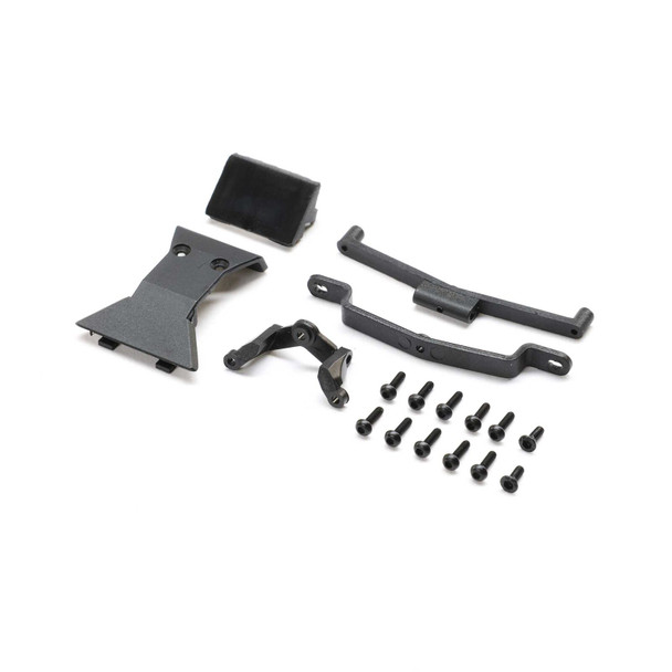 Losi LOS-2267 Front & Rear Body Mounts / Front Bumper for Micro-T