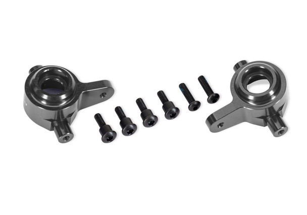 Traxxas 9064-GRAY Left & Right Aluminum Steering Blocks for Ford Raptor 4x4