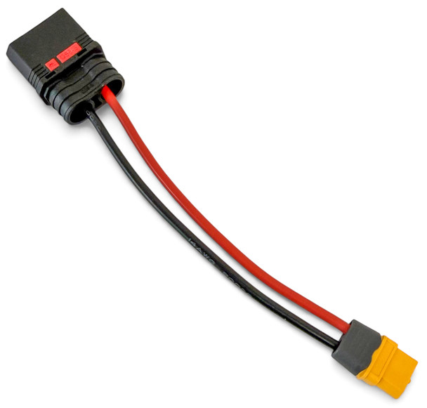 NHX RC QS8 Male Charge Lead w/ Female XT60 Input