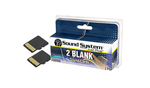 Woodland Scenics JS6906 Sound System Just Plug Blank Sound Cards (2Pcs)