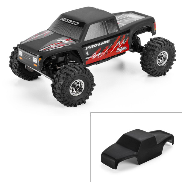 Pro-Line PRO369423 1/30 Pre-Cut Coyote High Performance Black Body for Axial SCX30
