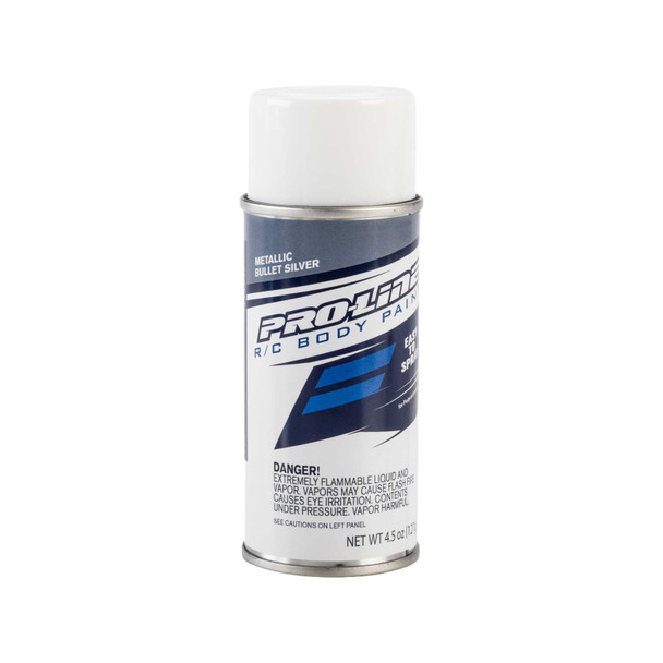 Pro-Line PRO643705 RC Body Spray Paint Can - Metallic Billet Silver (4.5oz)