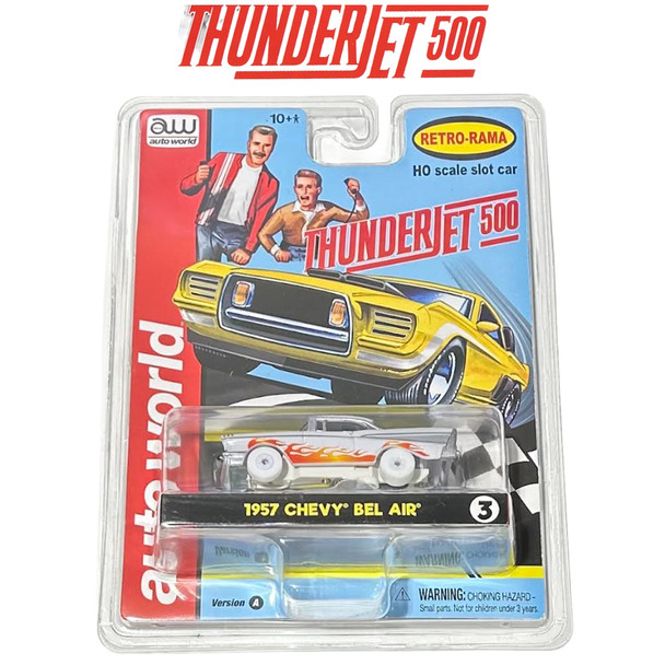 Auto World Thunderjet 1957 Chevrolet Bel Air iWheels HO Slot Car