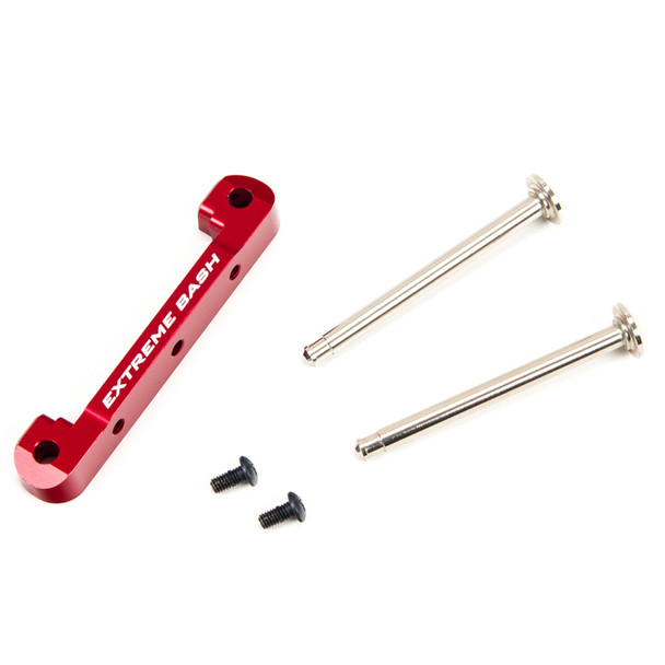 ARRMA ARA330659 Front Upper Alum Suspension Mount CNC Red : Felony / Kraton / Limitless