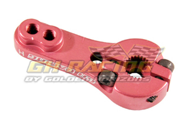 Golden Horizons 01180 Aluminum Servo Horn II /Servo Arm Red HRC