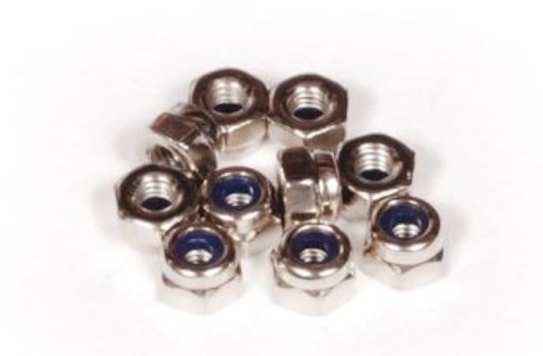 Axial AXA1041 M2.5 Nylon Locking Hex Nut Silver (10) EXO / Wraith / AX10