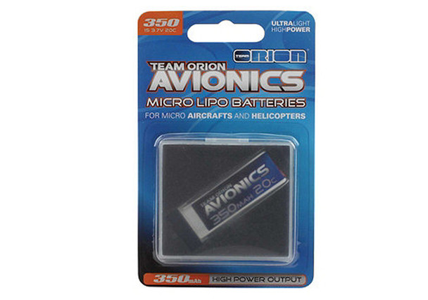 TEAM ORION Avionics LiPo Battery 350mAh 3.7V 20C Micro ORI60102
