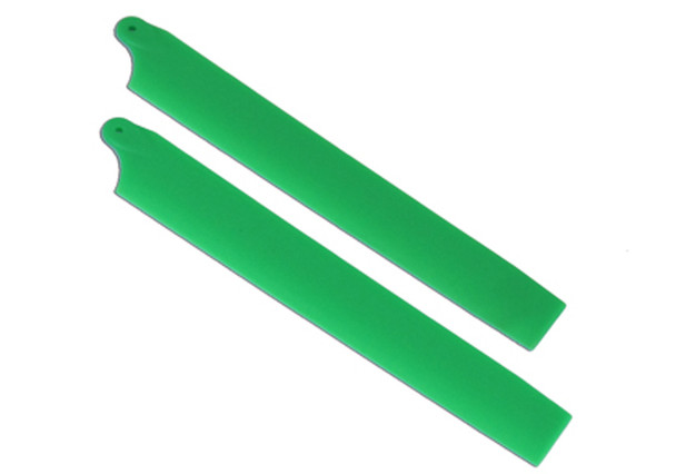 Fusuno Blade 130 X Extreme Stiff XS Engineering Plastic Neon Main Blade 135 mm Green