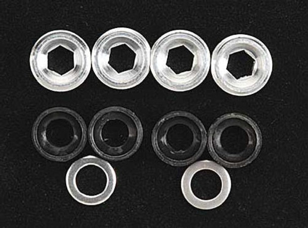 RPM 80010 Pillow Ball Set Screw & Bushing Caps (4) T-Maxx & E-Maxx