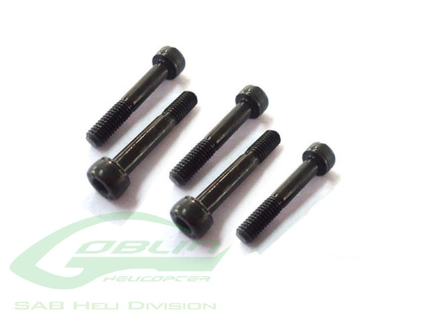 SAB HC078-S Goblin 500/570 DIN 12.9 Shoulder Socket Head Cap Screw M3 x 18 (5pcs)