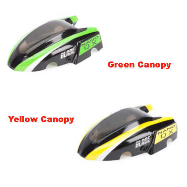 Blade Nano QX Quadcopter Green & Yellow Canopy BLH7614 / BLH7614A