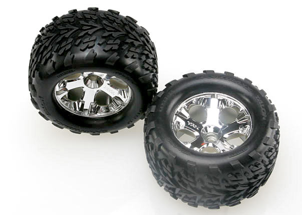 Traxxas 4171 Front All-Star Wheels w/ 2.8" Talon Tires (2) 1/10 Nitro Stampede