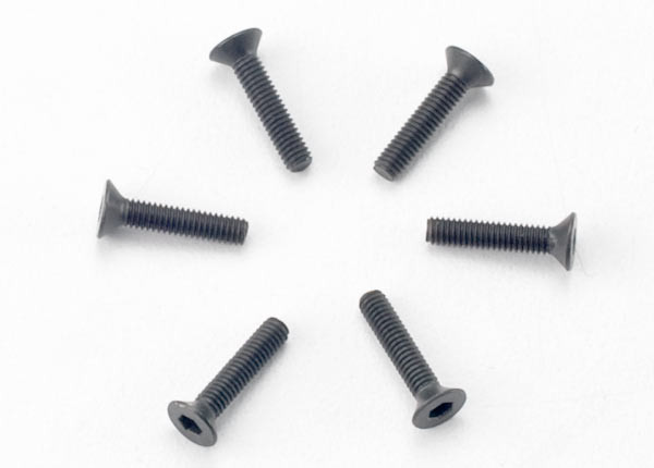 Traxxas 2526 Countersunk Machine Screws 2.5x12mm (6) 1/16 E-Revo