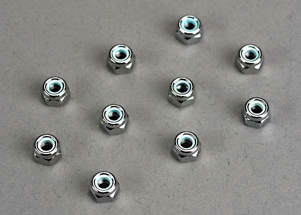 Traxxas 1747 Nylon Locknuts (10) Stampede / Rustler / Slash / Bandit / Jato