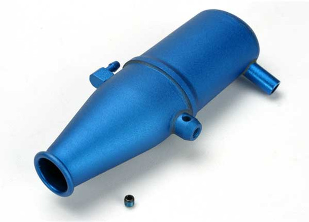Traxxas 5342 Aluminum Tuned Pipe Blue Anodized Revo