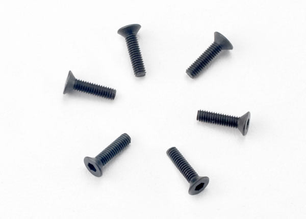 Traxxas 2523 Countersunk Machine Screws 2.5x10mm (6) 1/16 E-Revo