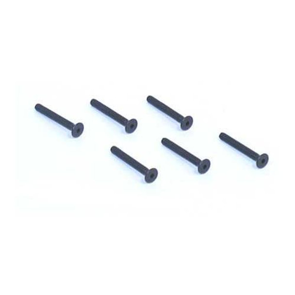 Losi LOSA6226 Flat Head Screws (6) 4-40 x 7/8" for XXX-SCT