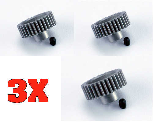 Traxxas 2431 Pinion Gear 31T 48P (3pc) 1/10 Slash 2WD Rustler Stampede Bandit