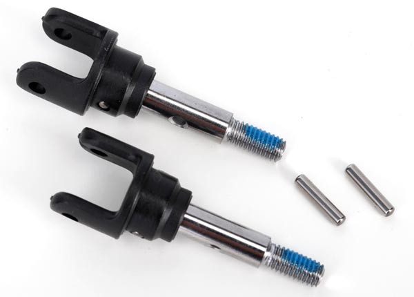 Traxxas 6854X Heavy Duty Front Stub Axle Set (2)