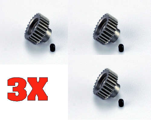 Traxxas 2426 Pinion Gear 26T 48P (3pcs) Slash 2WD Rustler Stampede Bandit VXL XL5