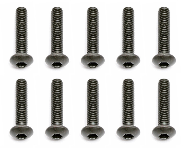 Associated 25187 M3x14mm Button Head Hex Screws (10) for RC10B5