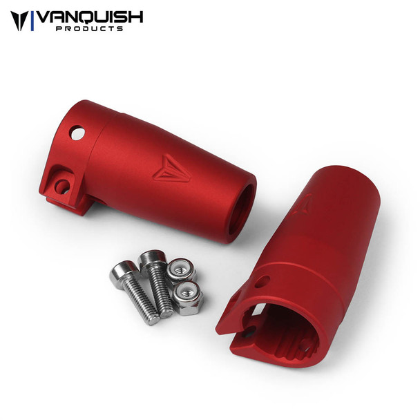 Vanquish VPS07674 Red Anodized Clamping Lockouts for Axial Wraith / Yeti
