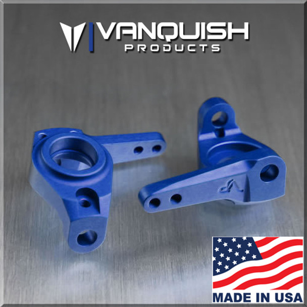 Vanquish VPS02854 Blue Anodized 8 Degree Knuckles Axial SCX10