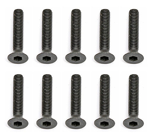 Associated 25204 M3x16mm Flat Head Hex Screws (10) for RC10B5
