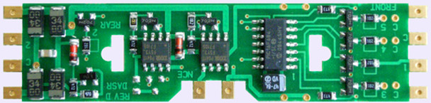 NCE DA-SR HO Scale Decoder, Solder In, 5 Function