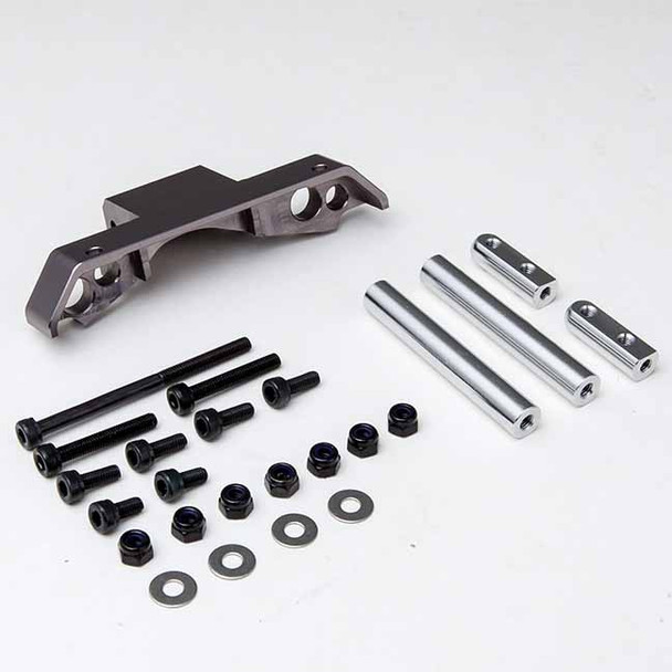 Gmade GM30016 GS01 Front Axle Truss Upper Link Mount (Titanium Gray) : Komodo