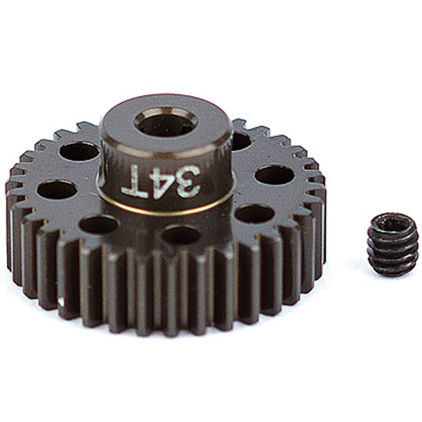 Associated FT Aluminum Pinion Gear, 34T 48P, 1/8 shaft