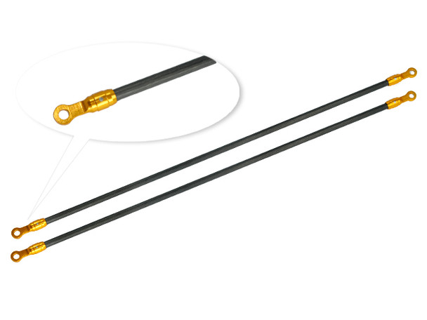 Microheli Aluminum / Carbon Tail Boom Support set (GOLD) - BLADE 180 CFX